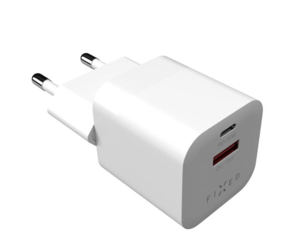 Ładowarka i akumulator FIXED Ładowarka Sieciowa USB-C/USB-A Travel Charger 20W biały FIXC20M-CU-WH
